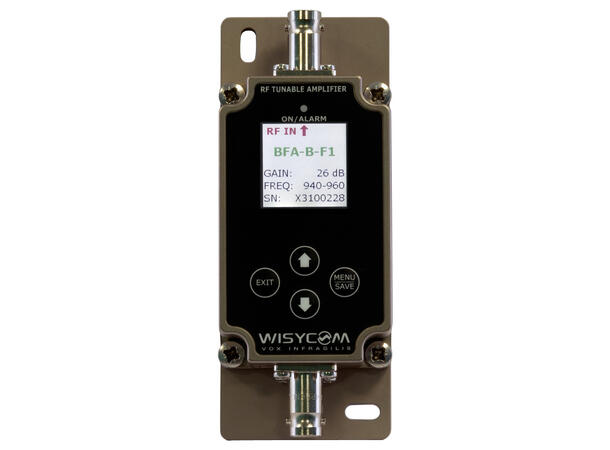 Wisycom BFA Wideband Active Amplifier with remote controlled filters 