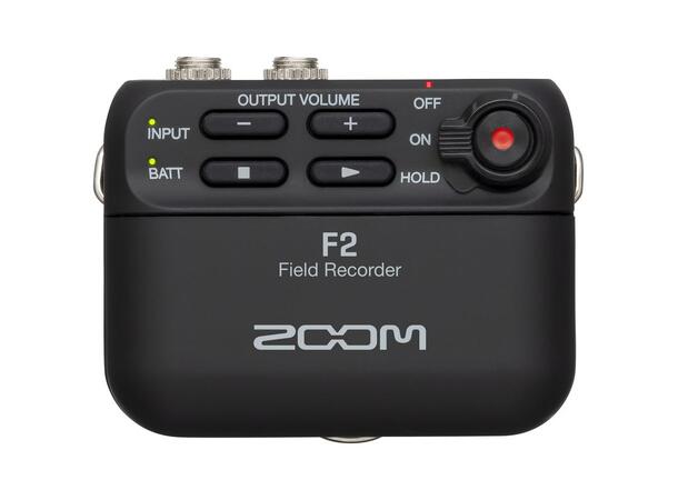 Zoom F2 Field Recorder and Lavalier Mic 