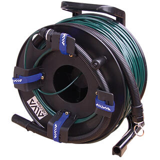 ALVA MADI Optical Multicore, 150 meters MADI Cable-Drum 4x SC &lt;&gt; SC, m&#248;rk gr&#248;nn