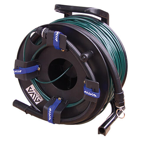 ALVA MADI Optical Multicore, 150 meters MADI Cable-Drum 4x SC &lt;&gt; SC, m&#248;rk gr&#248;nn