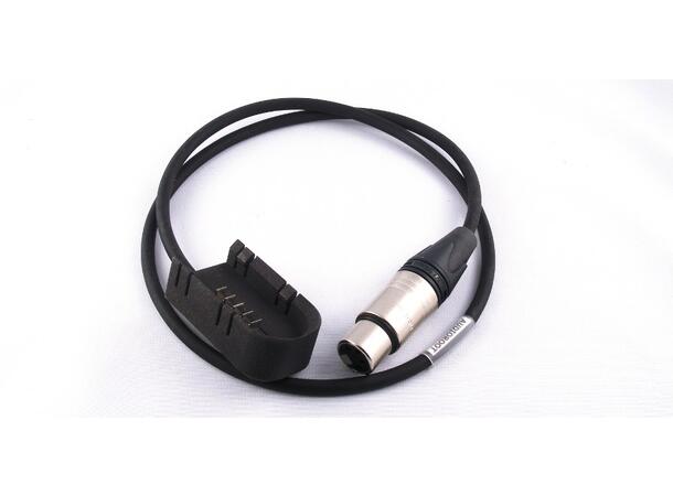 Audioroot eXLR4-OUT 60cm straight cable with battery connect 