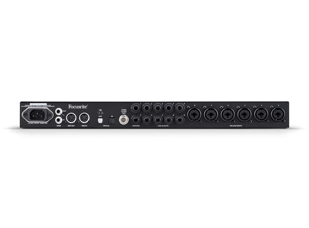 Focusrite Clarett+ 8Pre USB-lydkort, 18 inn/20 ut, 8xISA mik-pre 