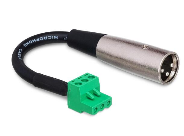 Hosa XLR3M-PHX3M Hosa low-voltage adapter XLR M Til Phoen 