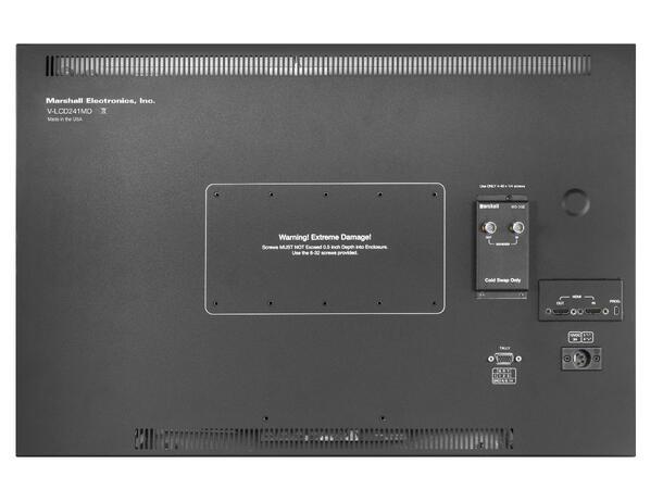 Marshall V-LCD241MD-3G 24" Monitor 24" Full Resolution 1920 x 1080, Rack