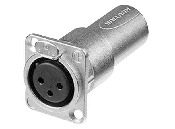 Neutrik chassi XLR hun til han chassi NA3FD, feedthrough chassi, SMRT bokser 