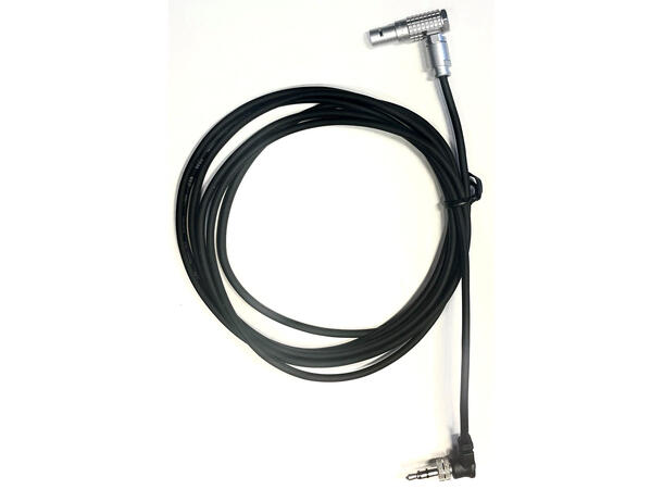 PL AlexaMini 6 Pin til MiniJack RA Lemo 0B 6p 90° - 3.5mm locking plug 