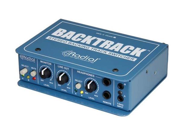 Radial BackTrack 15V stereo backing track switcher