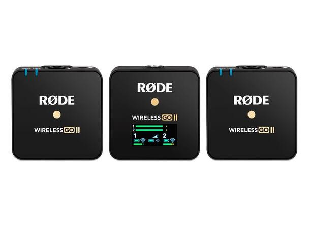 RØDE Wireless GO II 2-to-1 Trådl. syst. Kompakt, trådløs, 2.4GHz frekvens
