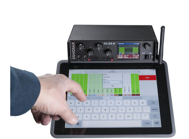 SONOSAX SX-R4+ DANTE 6 spor Recorde med Dante 
