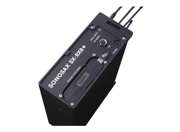 SONOSAX SX-RX8+  Dual Minislot receivers for SX-R4+ with rotary fader extension 
