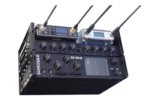 SONOSAX SX-RX8+  Dual Minislot receivers for SX-R4+ with rotary fader extension