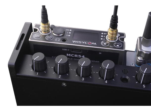 SONOSAX SX-RX8+  Dual Minislot receivers for SX-R4+ with rotary fader extension 