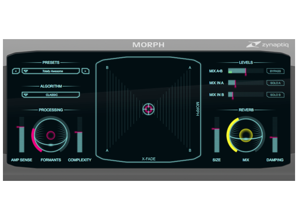 Zynaptiq MORPH2  Realtime audio morphing Strukturell Lydforvandler 