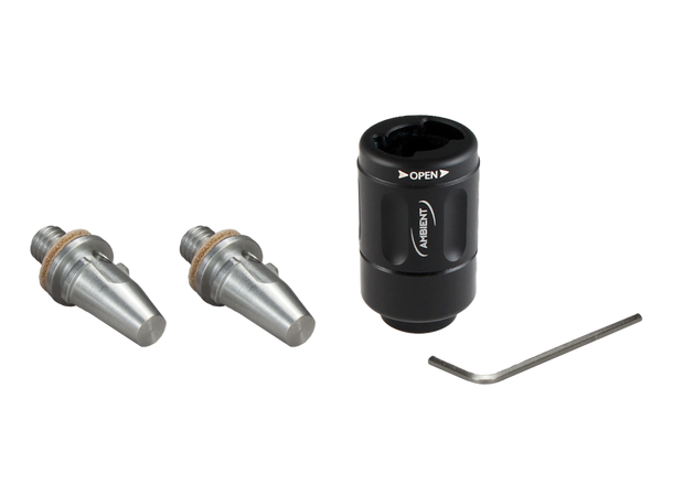 AMBIENT QRT-BK QuickLok quick release Including 2x QRTT threaded tips, Black 