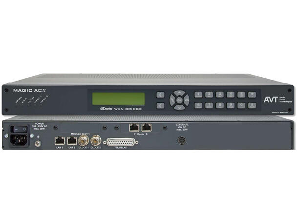 AVT MAGIC ACX Dante Wan Bridge 32 PCM Channels via DANTE/AES67