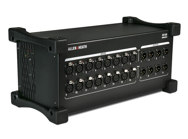 Allen & Heath DT168 96K DANTE AudioRack 16/8 XLR I/O Dante