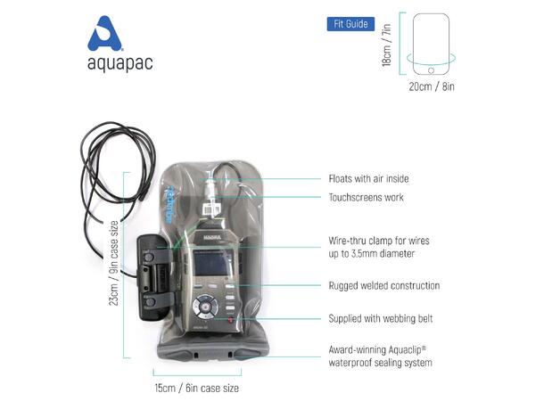 Aquapac Radio Mic Case Medium Vanntett pose for radiomikrofonene dine! 