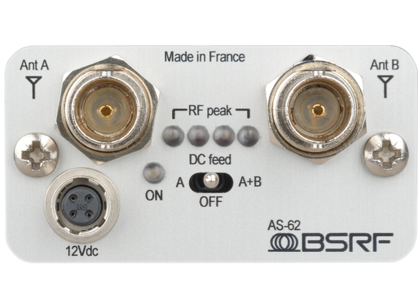 BSRF AS-62 Active Antenna Splitter 3 SMA Outputs per Channel 