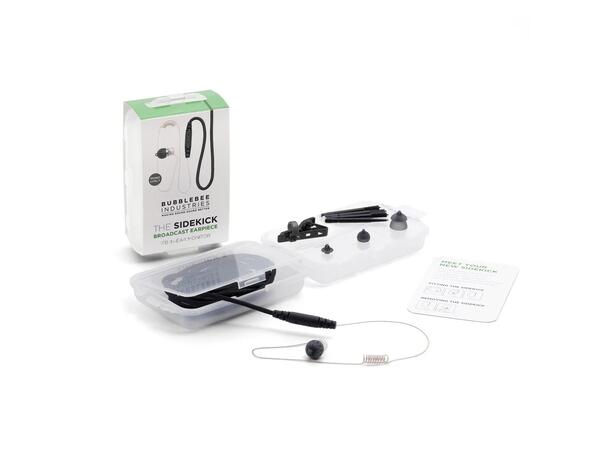 Bubblebee THE SIDEKICK Broadcast IFB IN-EAR MONITOR - MONO, CURLY 