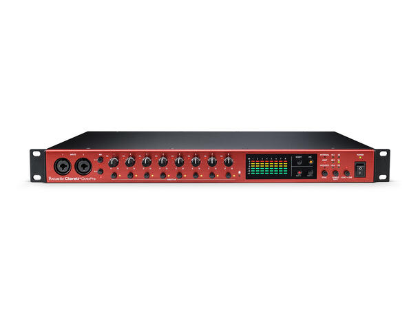 Focusrite Clarett+ OctoPre Preamp 8 x mic, 8 AD/DA, ADAT I/O 