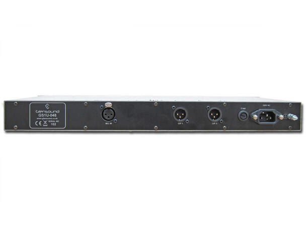Glensound GS-1U048 Rack mount mic amp Single channel