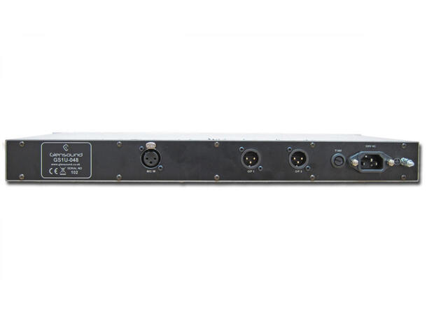 Glensound GS-1U048 Rack mount mic amp Single channel 