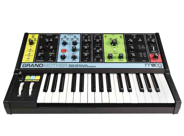 Moog Grandmother analog synthesizer semi-modular analog synthesizer 