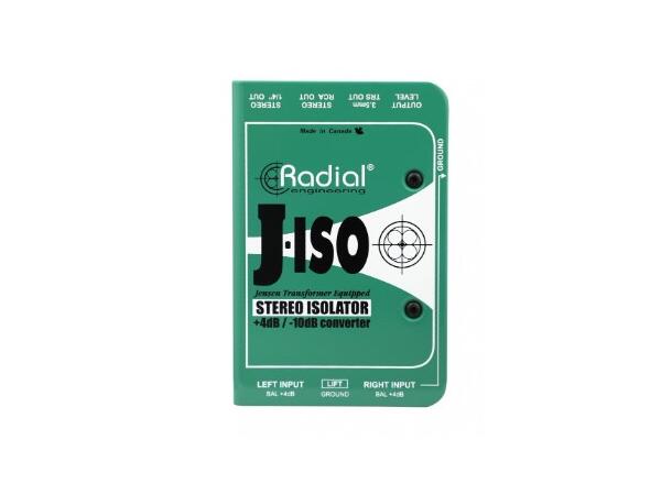 Radial J-Iso Stereo +4dB to -10dB converters 