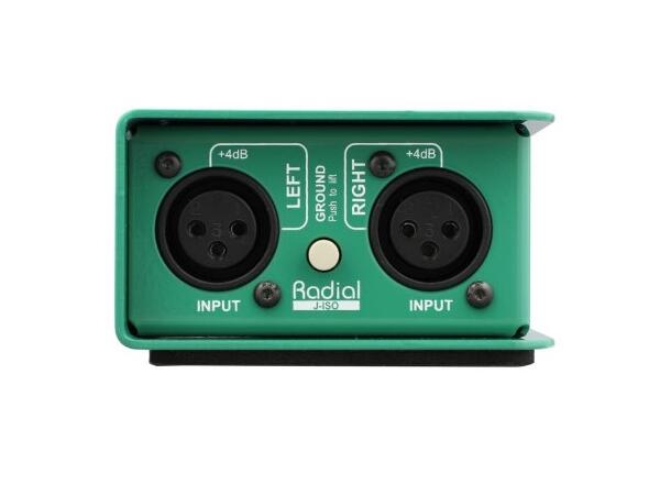 Radial J-Iso Stereo +4dB to -10dB converters 