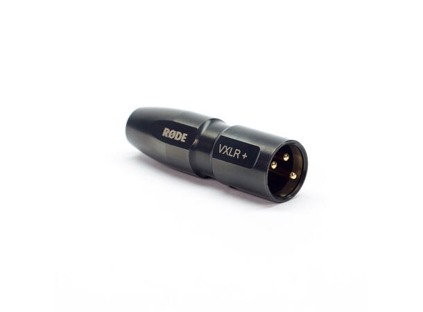 RØDE  VXLR+  adapter 3-5Volt Female TRS socket to male XLR adaptor