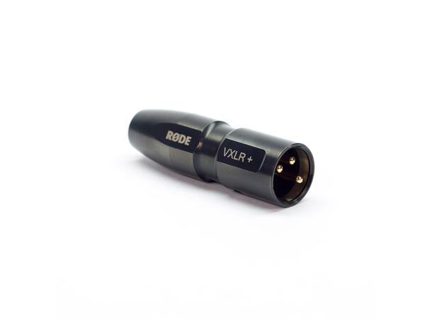 RØDE  VXLR+  adapter 3-5Volt Female TRS socket to male XLR adaptor 