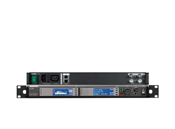 Shure AXT600 Spectrum Manager Axient. UHF spectrum scanning 