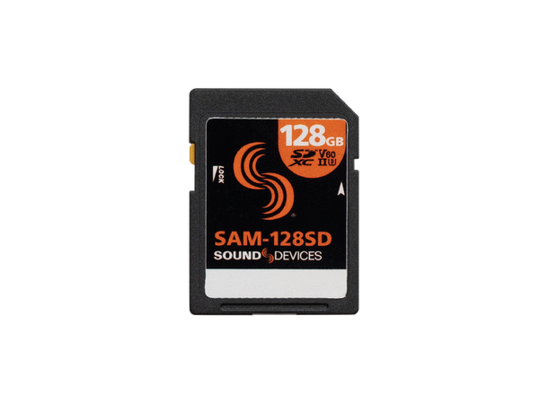 Sound Devices SAM-128SD 128GB approved SD/SDHC card 