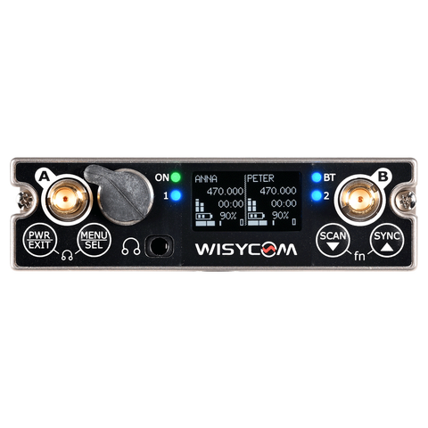 Wisycom MCR54 DUAL channel True Diversity Receiver