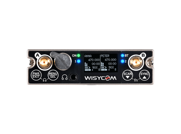 Wisycom MCR54 DUAL channel True Diversity Receiver 
