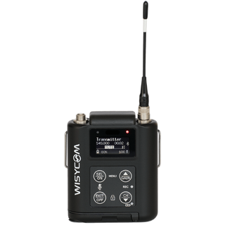 Wisycom MTP60 Bodypack Transmitter Widest tuning range (470 to 1075MHz)