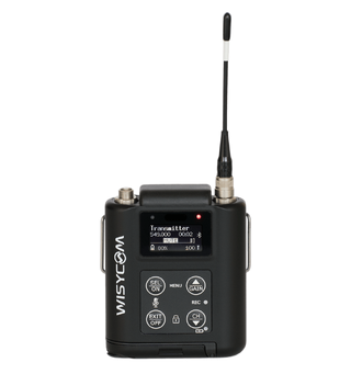 Wisycom MTP60 Bodypack Transmitter Widest tuning range (470 to 1075MHz)