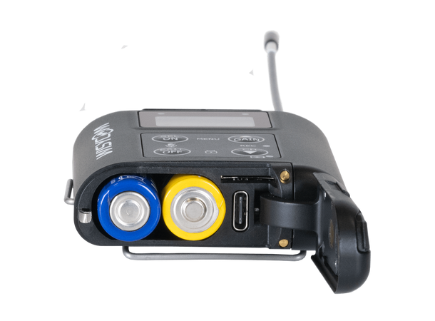 Wisycom MTP60 Bodypack Transmitter Widest tuning range (470 to 1075MHz)