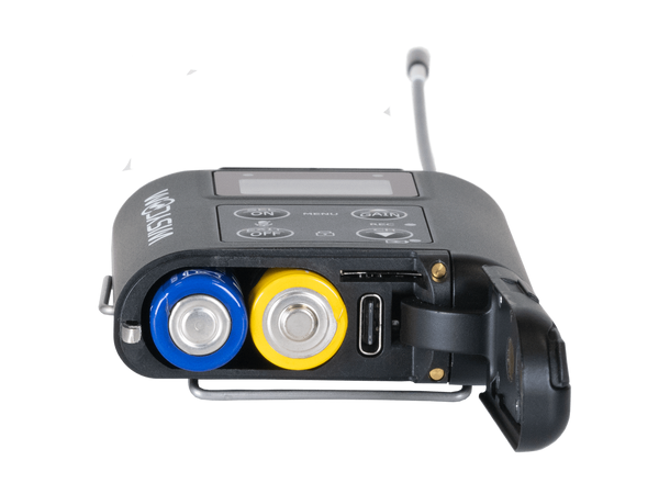 Wisycom MTP60 Bodypack Transmitter Widest tuning range (470 to 1075MHz) 