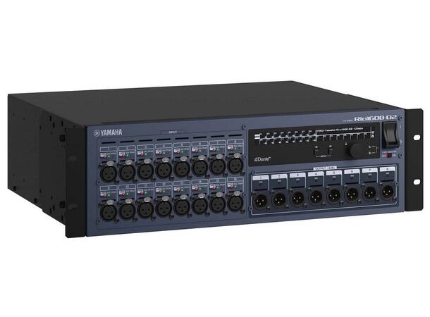 Yamaha Rio1608-D3 Stageboks I/O Rack I/O Rack, 16 inn/ 8 ut.  Dante 