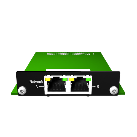 Appsys Flexiverter AUX-DANTE opsjonskort 64x64 channel DANTE I/O, 2x RJ45 connect