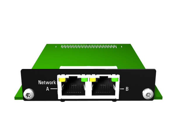 Appsys Flexiverter AUX-DANTE opsjonskort 64x64 channel DANTE I/O, 2x RJ45 connect 