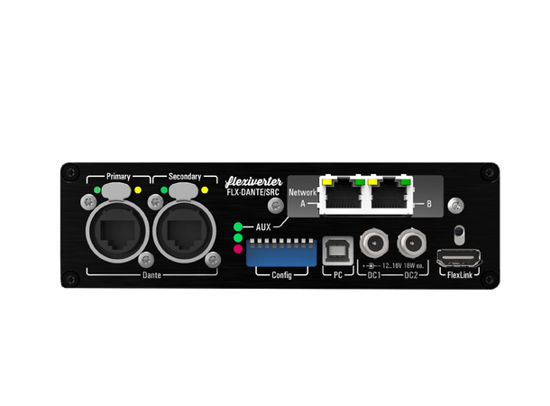 Appsys Flexiverter Dante SRC 64x64 I/O, bi-directional SRC 