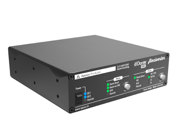 Appsys Flexiverter Dante SRC 64x64 I/O, bi-directional SRC 
