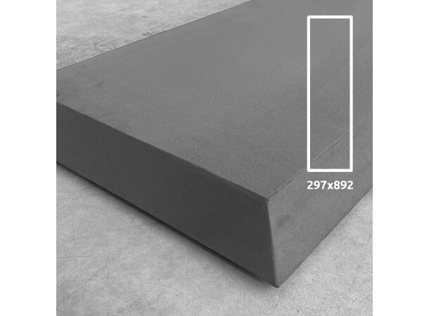 Artnovion Flat Tox Dimi M Absorb. Grå/a Anthracite grå, Pakke 8 stk - 89x30x6 cm 