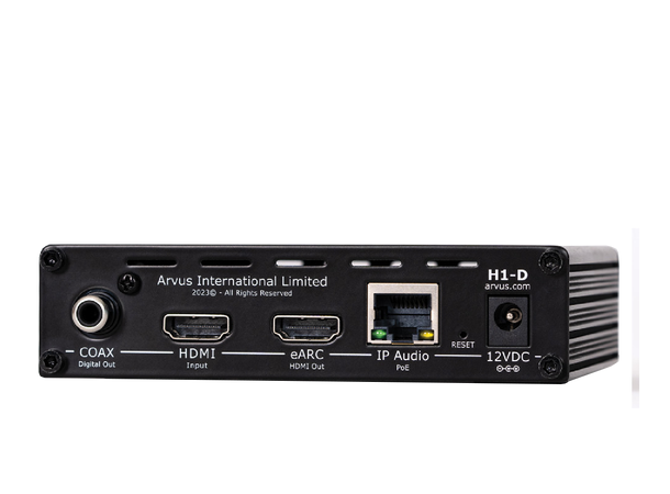 Arvus H1-D Dolby Atmos Decoder DANTE Opp til 16 kan.fra HDMI til DANTE/AES67