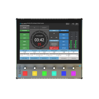 Calrec Type R Large Soft Panel Touch-controllable via the TFT display