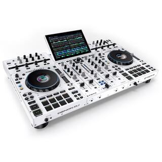 DENON DJ PRIME 4+ Special Edition White 4-kanals frittst&#229;ende DJ-kontroller