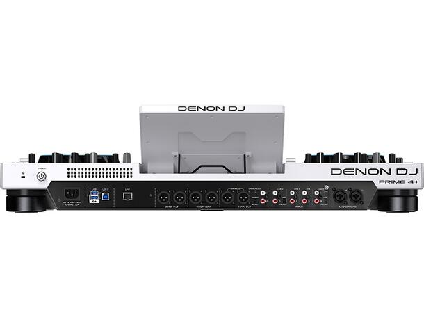DENON DJ PRIME 4+ Special Edition White 4-kanals frittstående DJ-kontroller 
