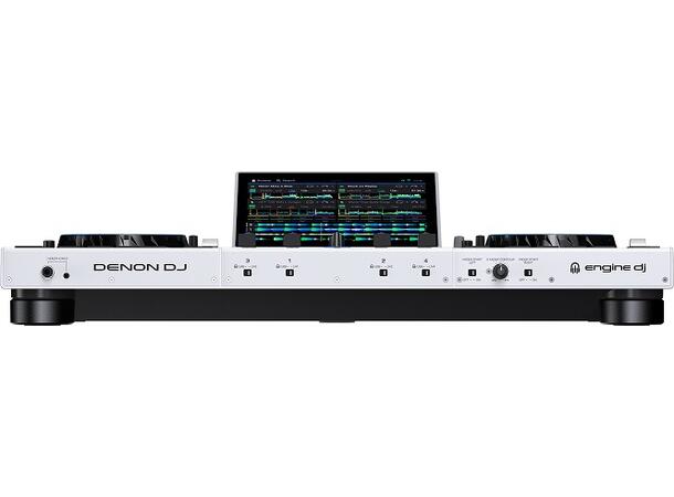 DENON DJ PRIME 4+ Special Edition White 4-kanals frittstående DJ-kontroller 